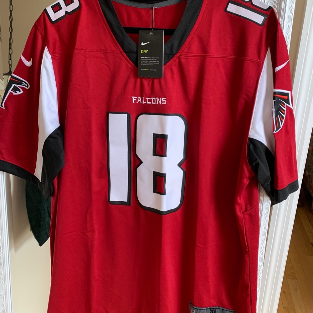 Atlanta Falcons Ridley #18 Nike DriFit Jersey Mens Size XL NWT